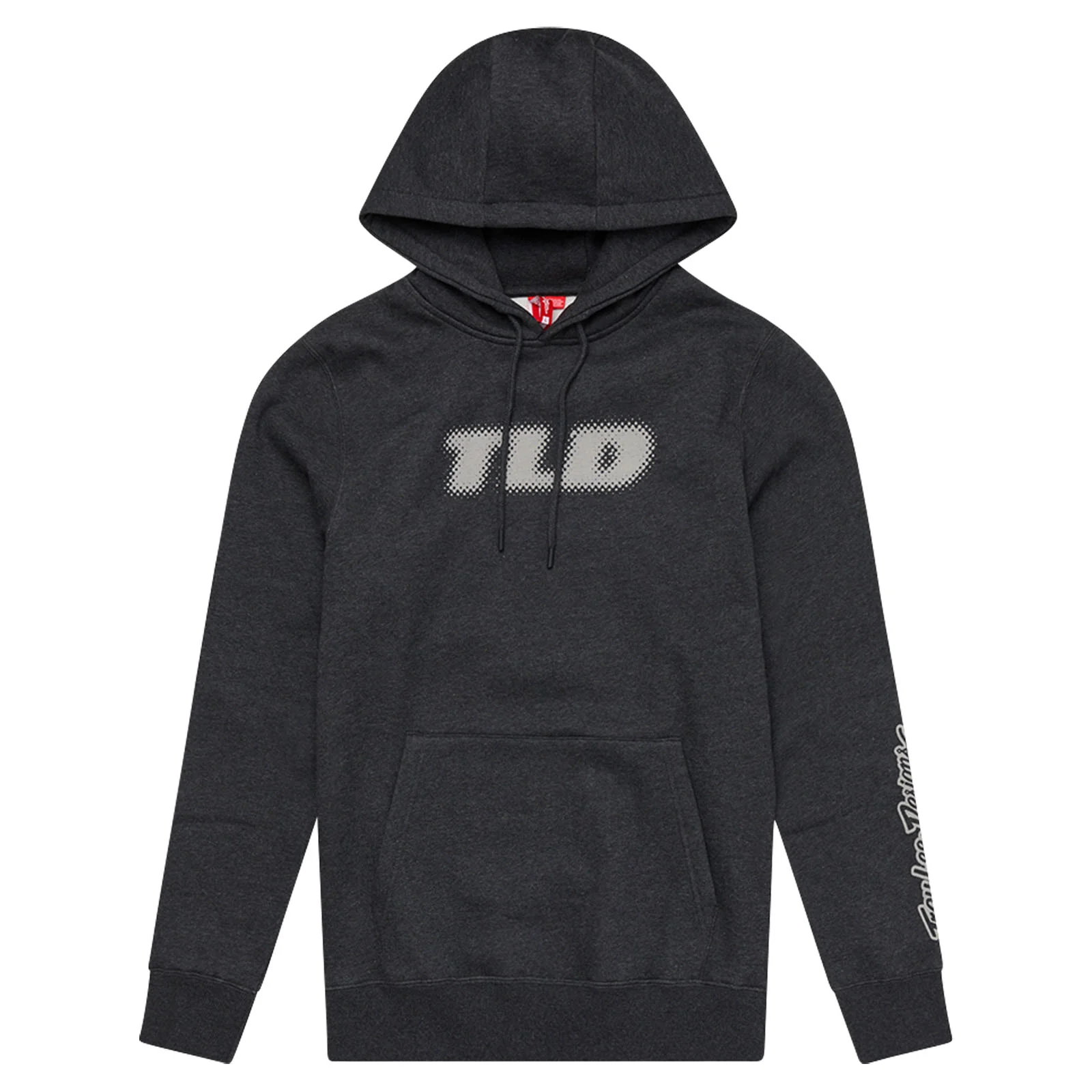 PULLOVER HOODIE FADE OUT BLACK HEATHER S - Imagen 1