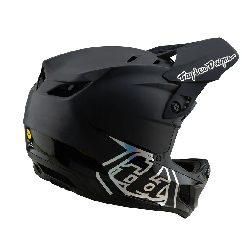 D4 CARBON HELMET STEALTH BLACK 2X - miniatura 3