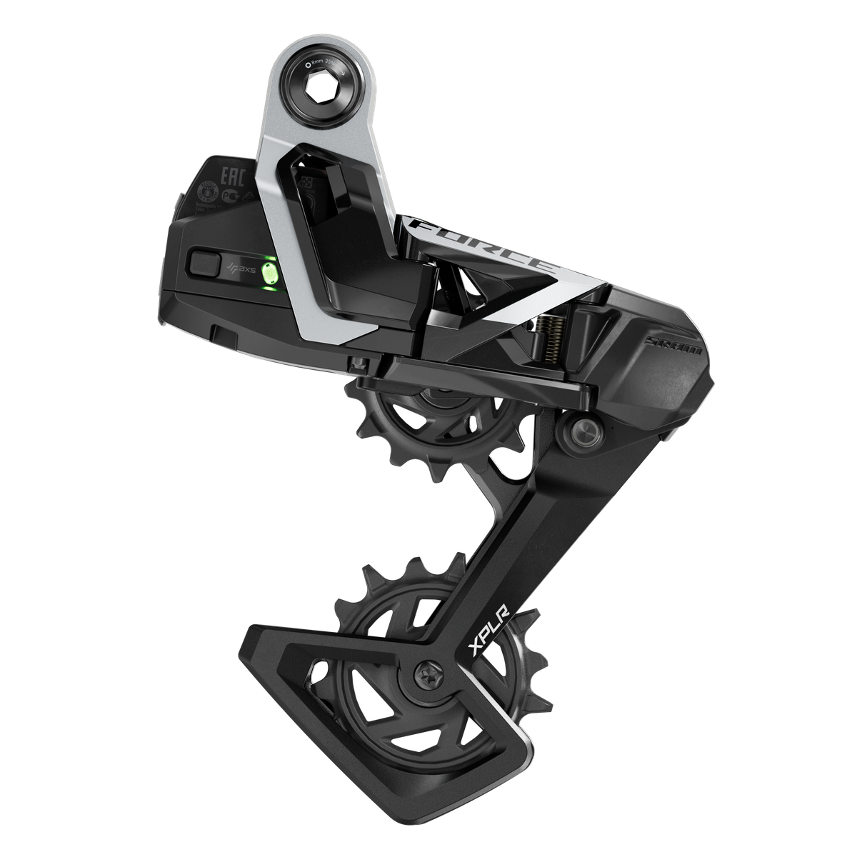 SRM CAMBIO FORCE E-TAP AXS E1 XPLR 13V UDH (MAX 46D) (BATERIA NO INCLUIDA)