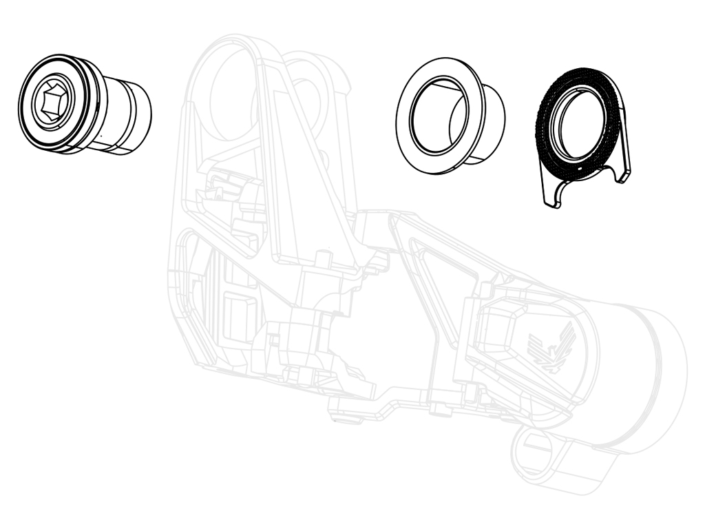 SRM REC KIT TORNILLOS FULL MOUNT CAMBIO EAGLE AXS T-TYPE XX - Imagen 1