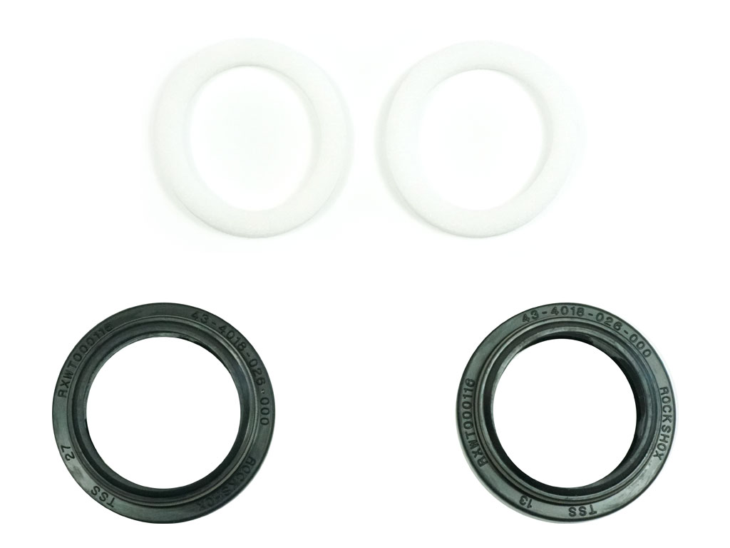 RS REC KIT RETENES/GUARDAPOLVOS 30MM BLACK** - Imagen 1