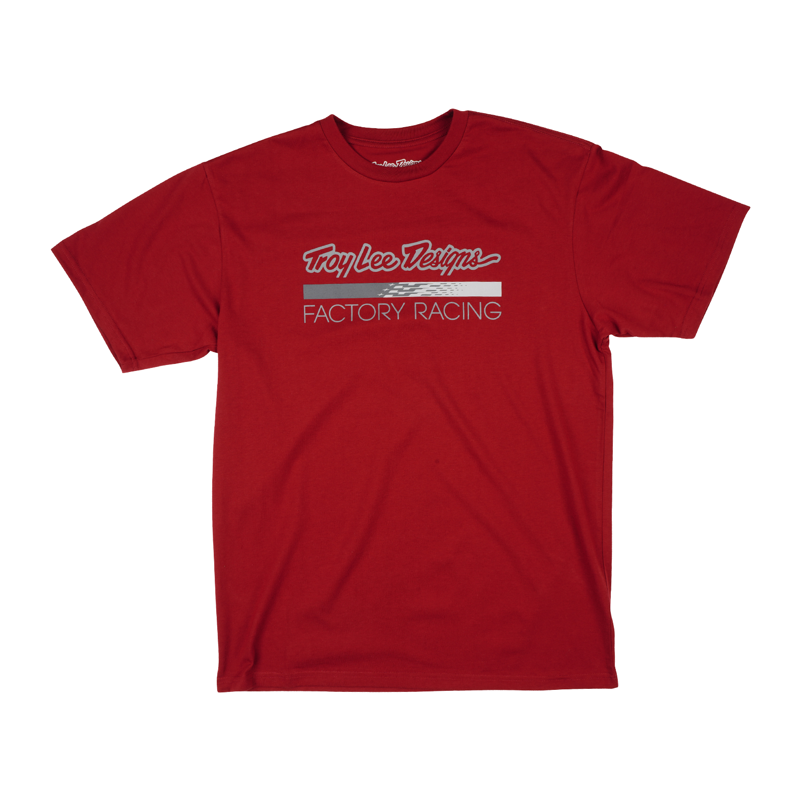 TROY LEE DESIGNS FACTORY RACING SHORT SLEEVE TEE BURGUNDY L - Imagen 1
