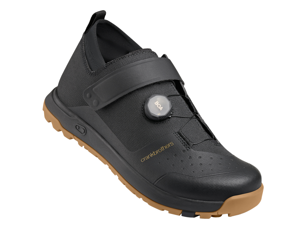 CRANK BROTHERS SHOES MALLET TRAIL BOA BLACK/GOLD - GUM OUTSOLE 44 - Imagen 1