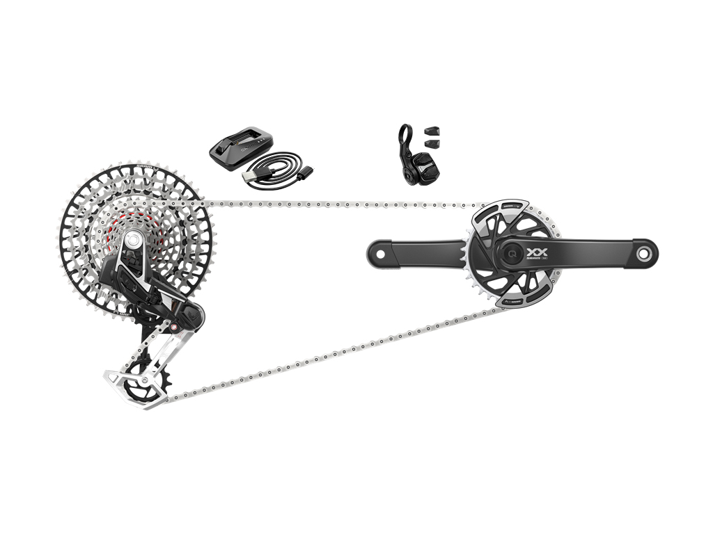 SRM GRUPO EAGLE AXS XX T-TYPE POWERMETER EJE Q174 CL55 DUB MTB WIDE 165 32T** - Imagen 1