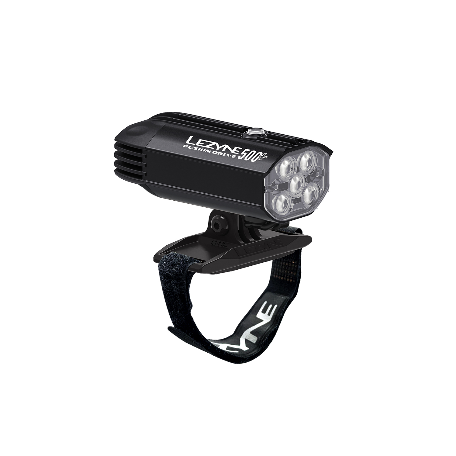 LEZYNE HELMET FUSION DRIVE 500+ FRONT SATIN BLACK - Imagen 1