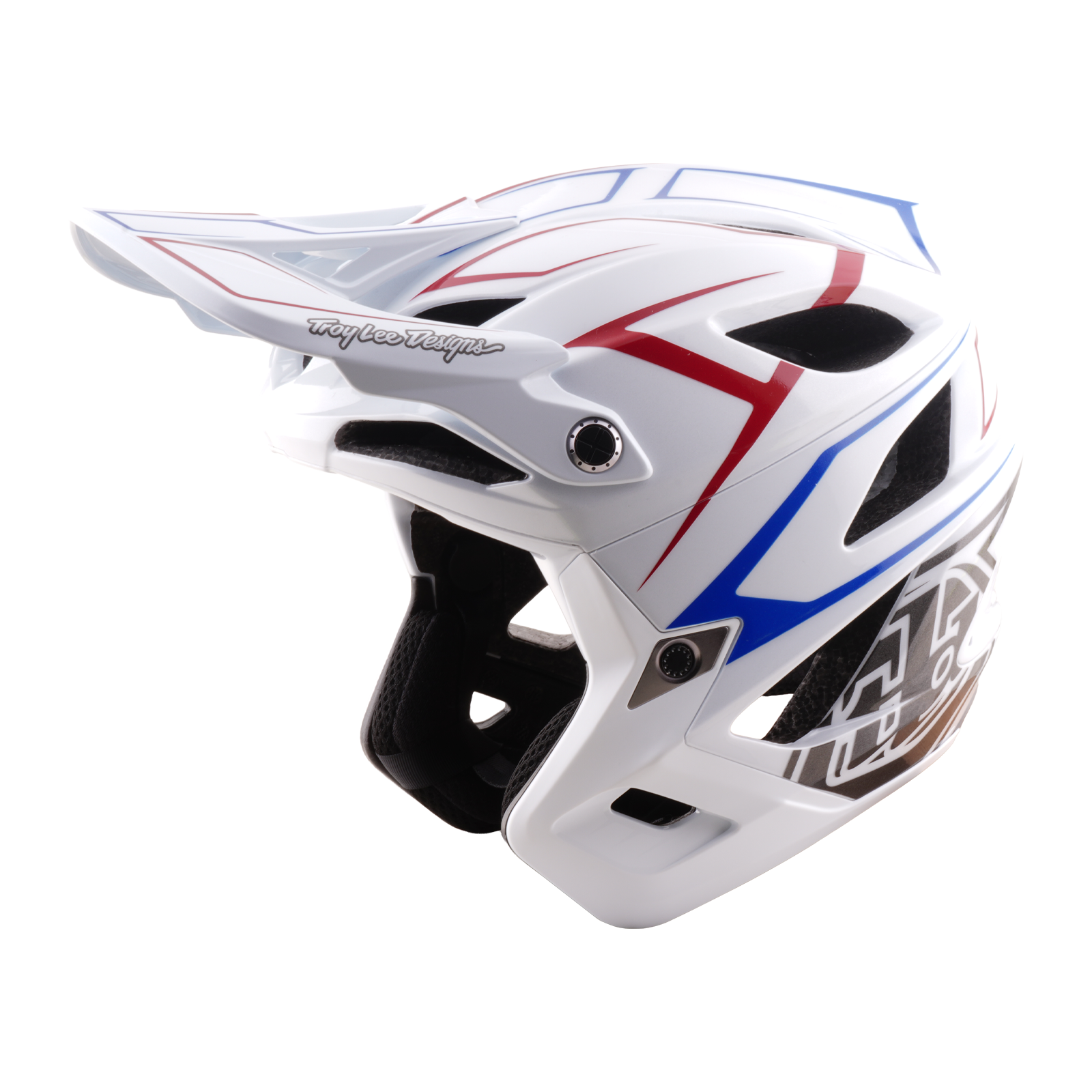 STAGE STUNT HELMET PINSTRIPE WHITE MD/LG - miniatura 3