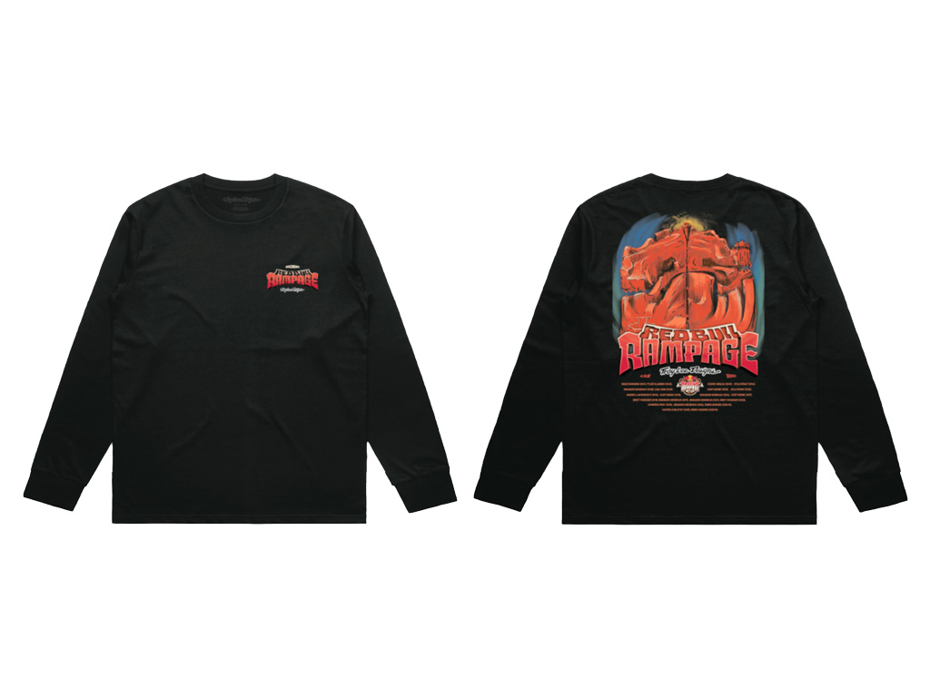 "TLD x RED BULL RAMPAGE DREAMLAND LONG SLEEVE TEE; BLACK XL" - Imagen 1
