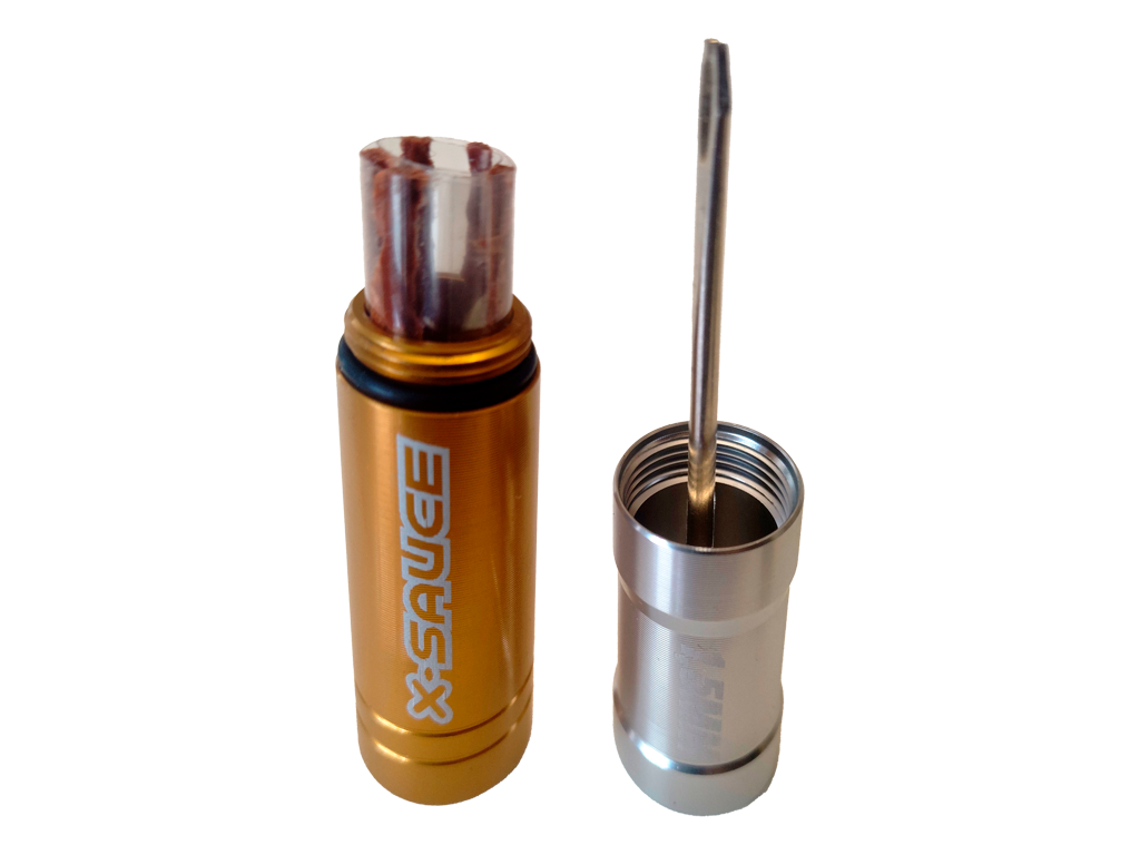 X-SAUCE CARTUCHO MECHAS 1,5 mm PLATA/DORADO - Imagen 1