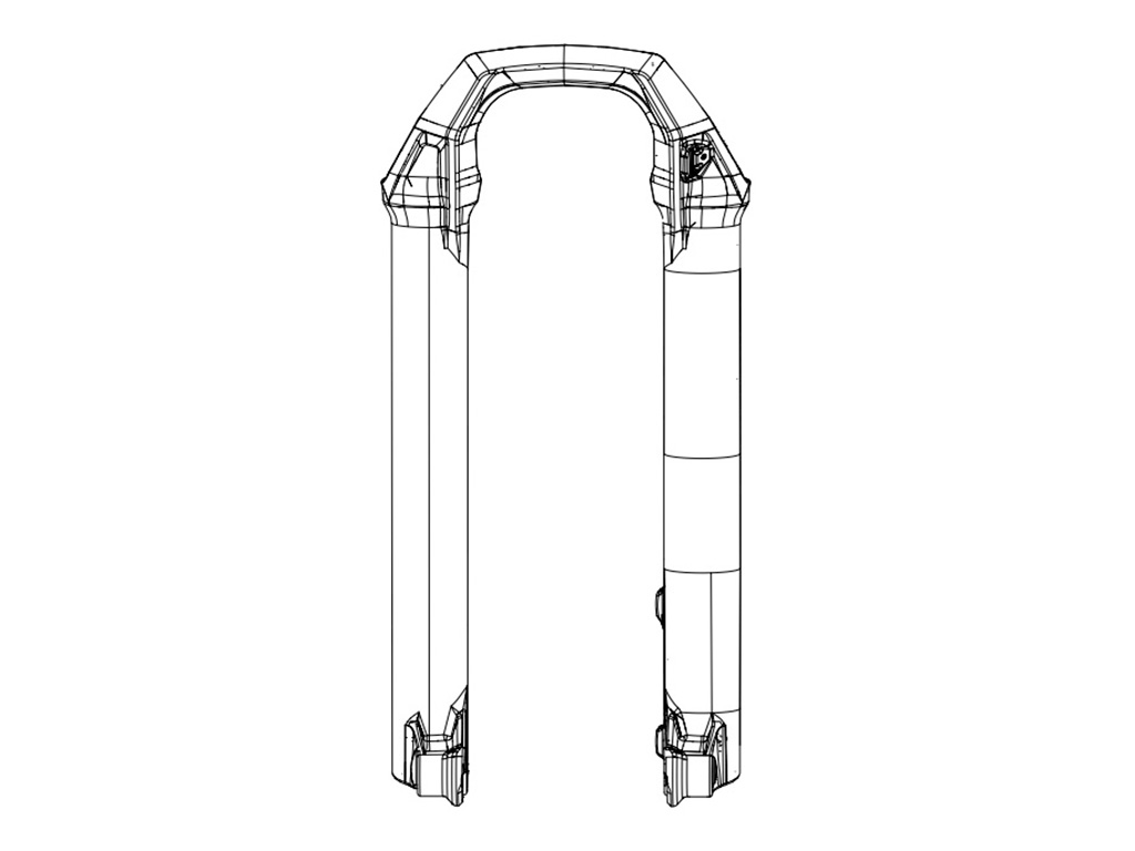RS REC BOTELLAS 27 15X110 VALV PRES DIF BLK PIKE SELECT/SELECT PLUS, C1+ (2023+) - Imagen 1