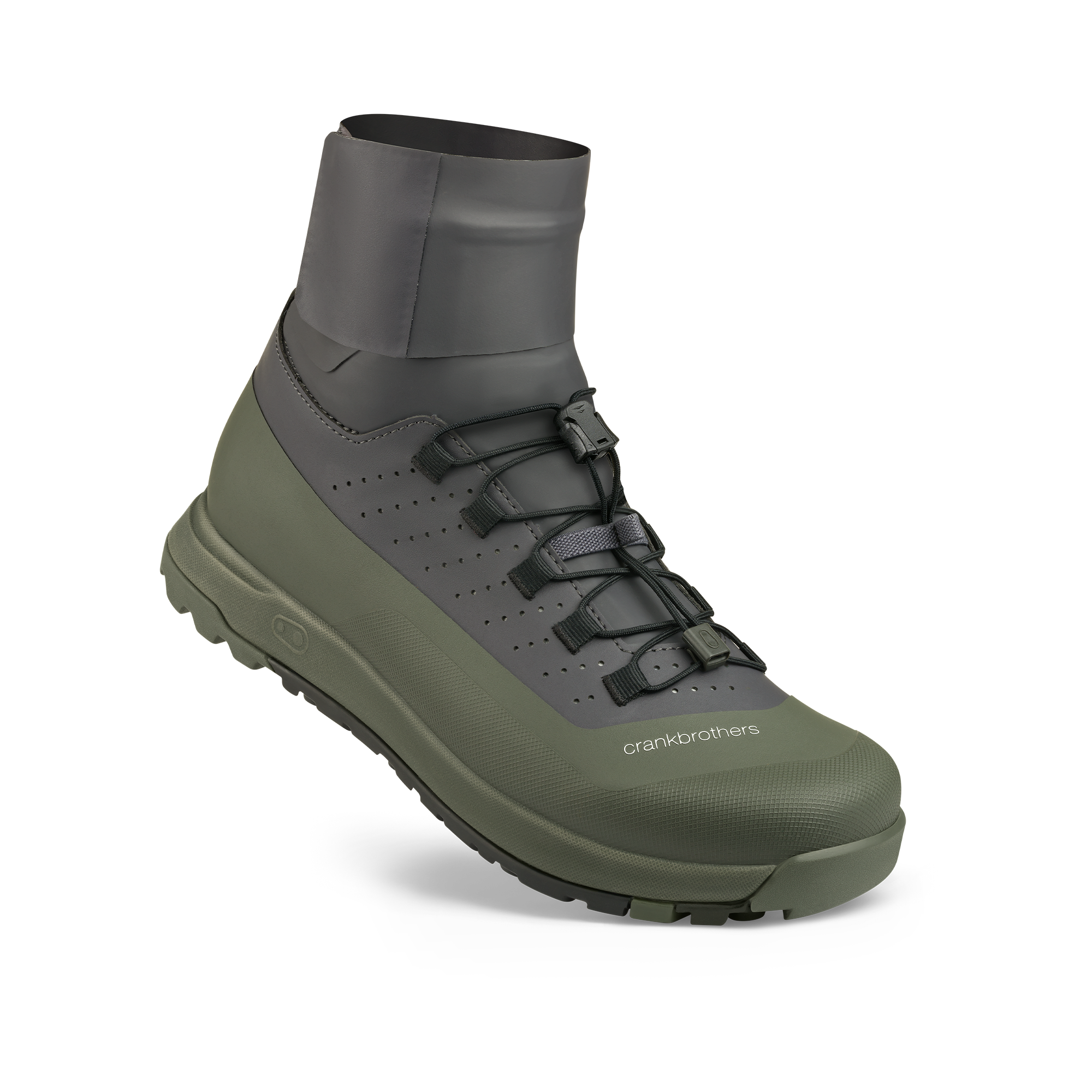 CRANK BROTHERS SHOES MALLET TRAIL SPEEDLACE SEAL GREEN/GREY - BLACK OUTSOLE 43 - Imagen 1