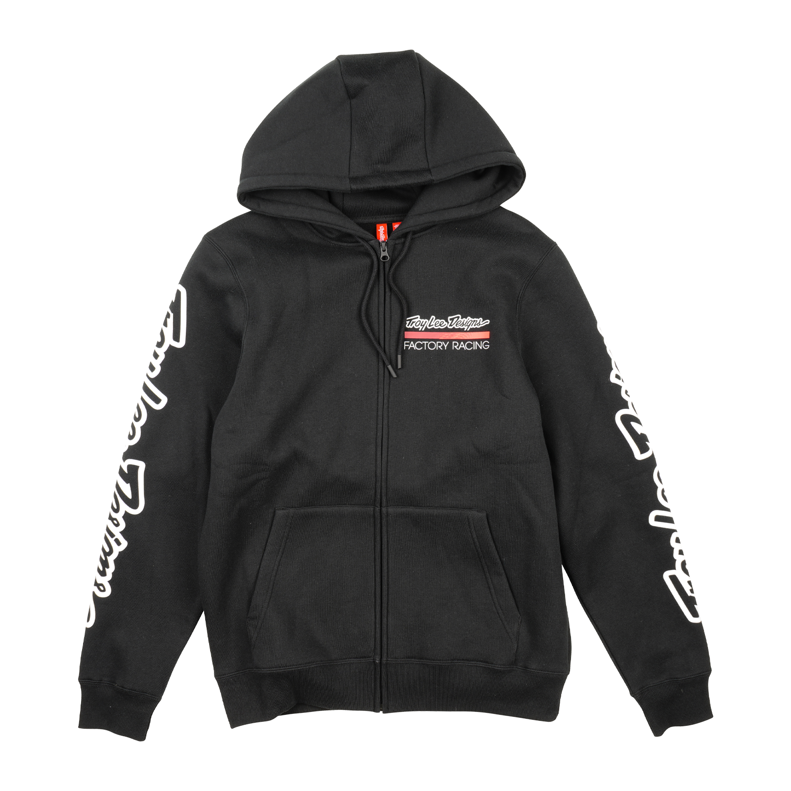 TROY LEE DESIGNS FACTORY RACING ZIP UP HOODIE BLACK / RED XL - Imagen 1