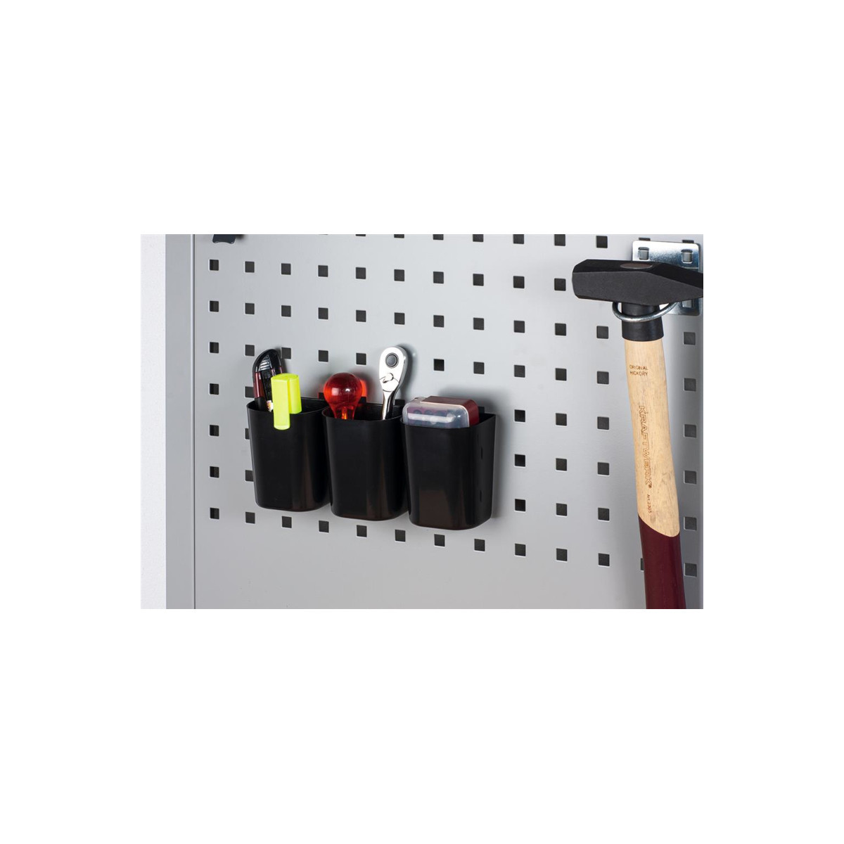 MUEBLES PARK TOOL COMPARTIMENTO UNIVERSAL PARA PANEL PERFORADO, 90X75X50 MM , 5UDS. - miniatura 3