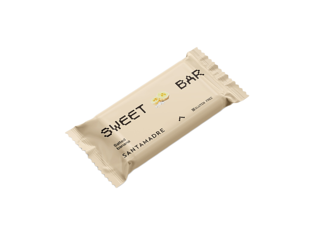 SM Sweet Bar Platano y Caramelo Salado 36 x 60g - Imagen 1