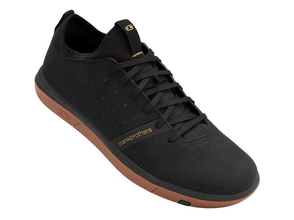 CRANK BROTHERS SHOES STAMP STREET LACE BLACK/GOLD - GUM OUTSOLE 43 - Imagen 1
