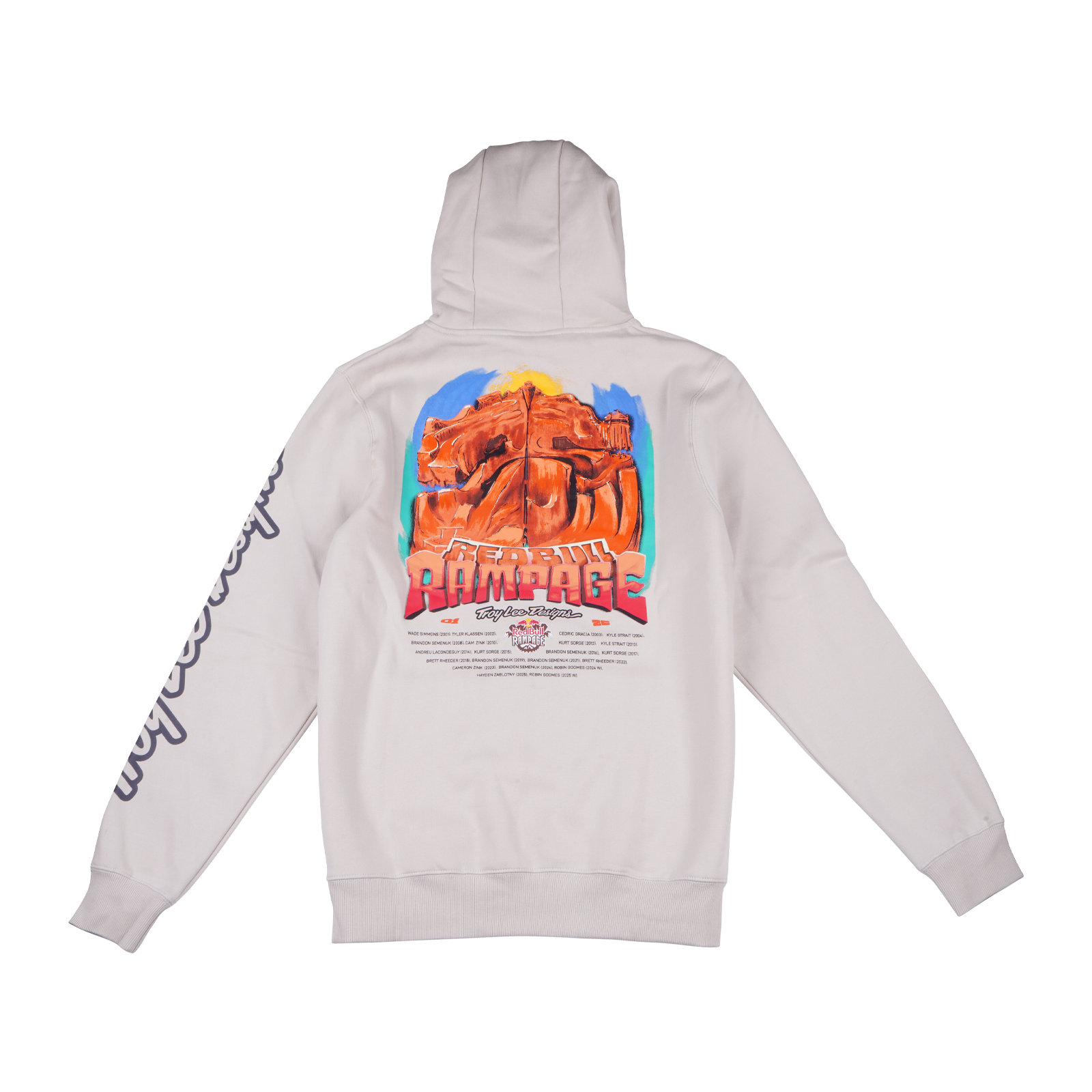 "TLD x RED BULL RAMPAGE DREAMLAND PULLOVER HOODIE; BONE MD" - miniatura 3