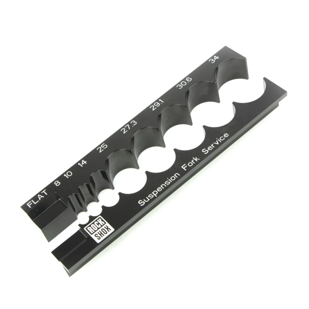 VISE BLOCKS-SUSPENSION FORKS-8MM, 10MM, 14MM, 25MM, 27.3MM, 30.6, 34MM (USED FOR FORK SERVICE) B1 - Imagen 1