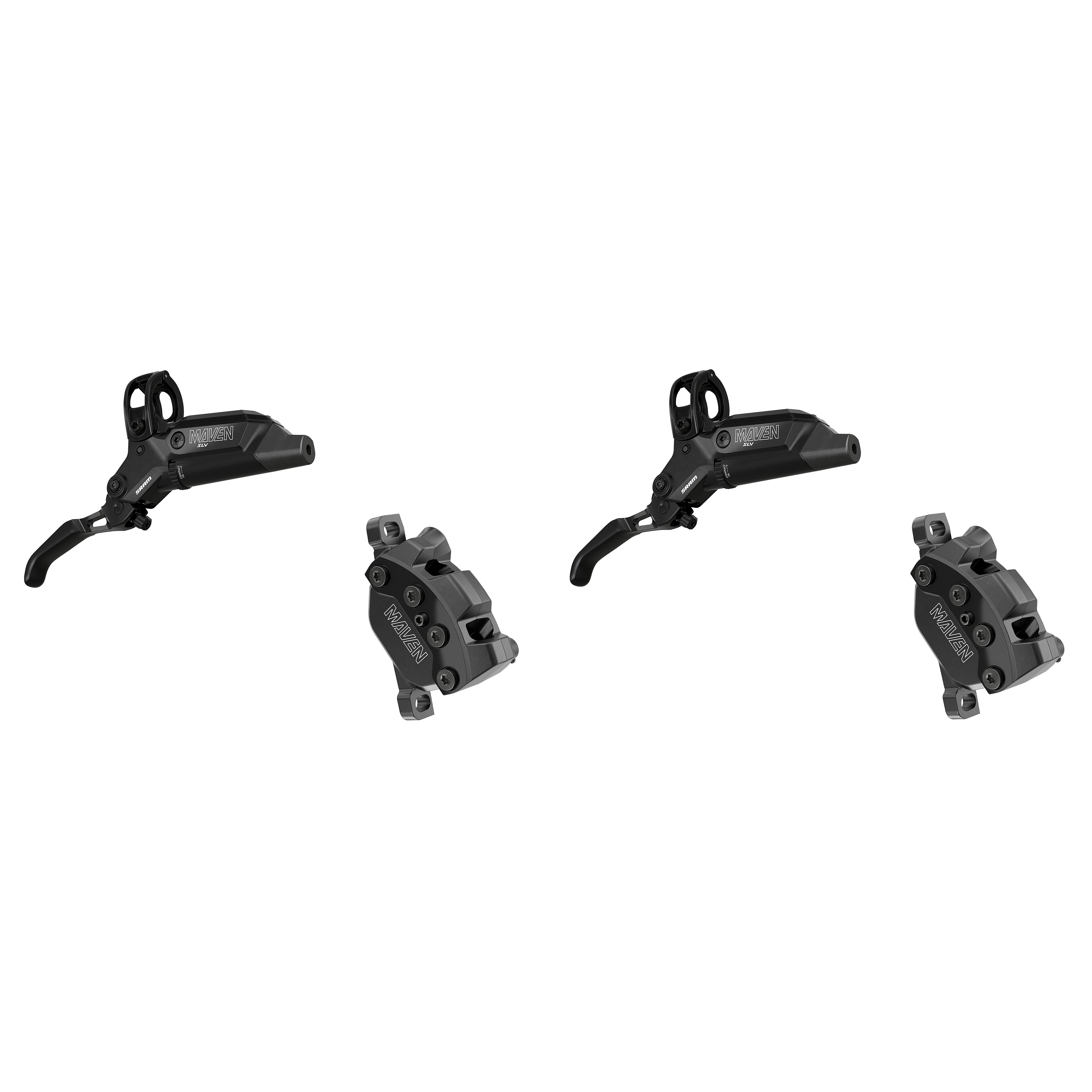 SRM FRENO MAVEN SILVER LEVA ALUMINIO BLACK TRASERO 2000MM B1 - Imagen 1