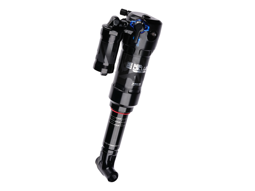 REAR SHOCK SUPERDELUXE THRU SHAFT RCT (230X57.5) TRUNNION/YOKE ASYM REMEDY/SLASH 2017 2020 C1 - Imagen 1