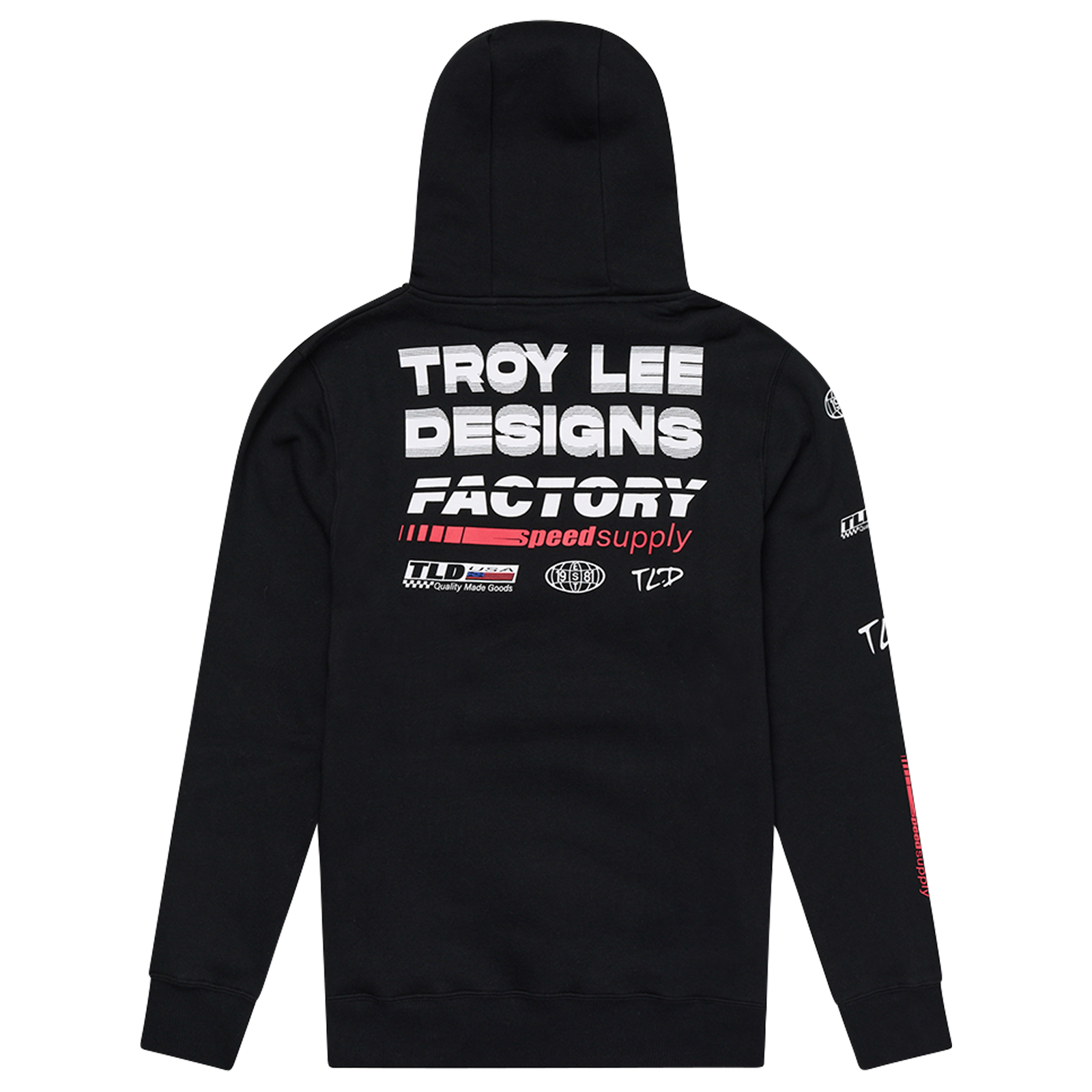 PULLOVER HOODIE FACTORY BLACK S - miniatura 3