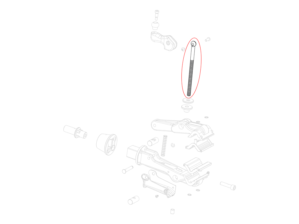 RECAMBIO: TORNILLO DE LA MORDAZA PARA MORDAZA 100-3D/5D/25D - Imagen 1