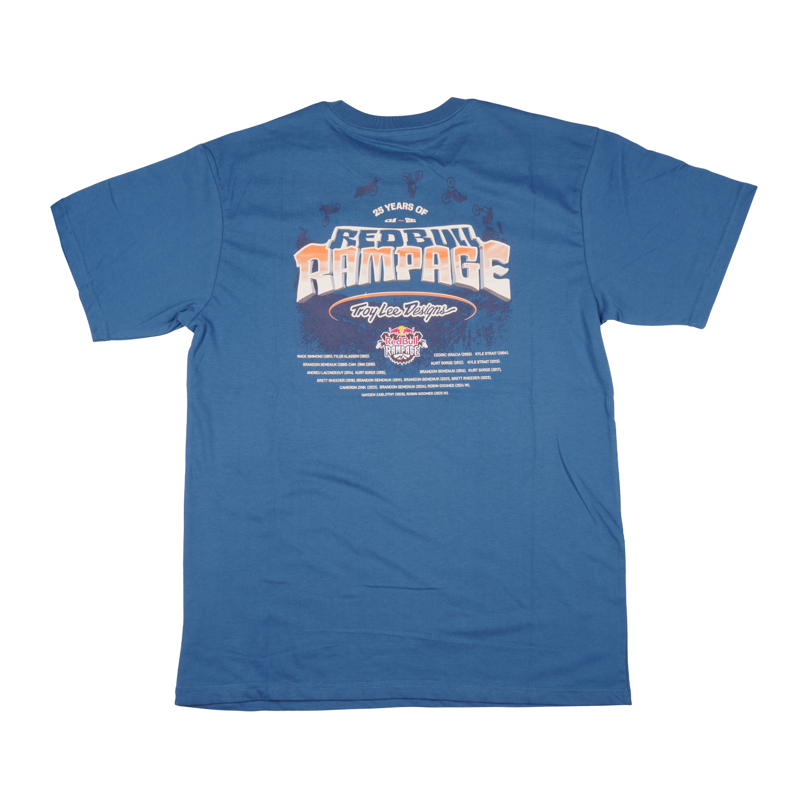 "TLD x RED BULL RAMPAGE CANYON GAP SHORT SLEEVE TEE; BLUE SMOKE XL" - miniatura 3
