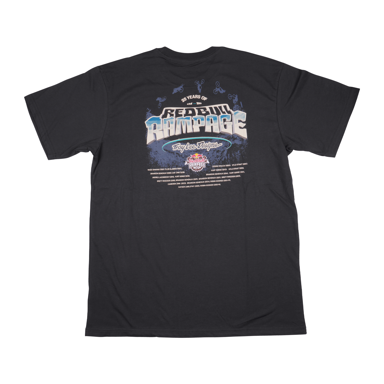 "TLD x RED BULL RAMPAGE CANYON GAP SHORT SLEEVE TEE; CARBON 2X" - miniatura 3