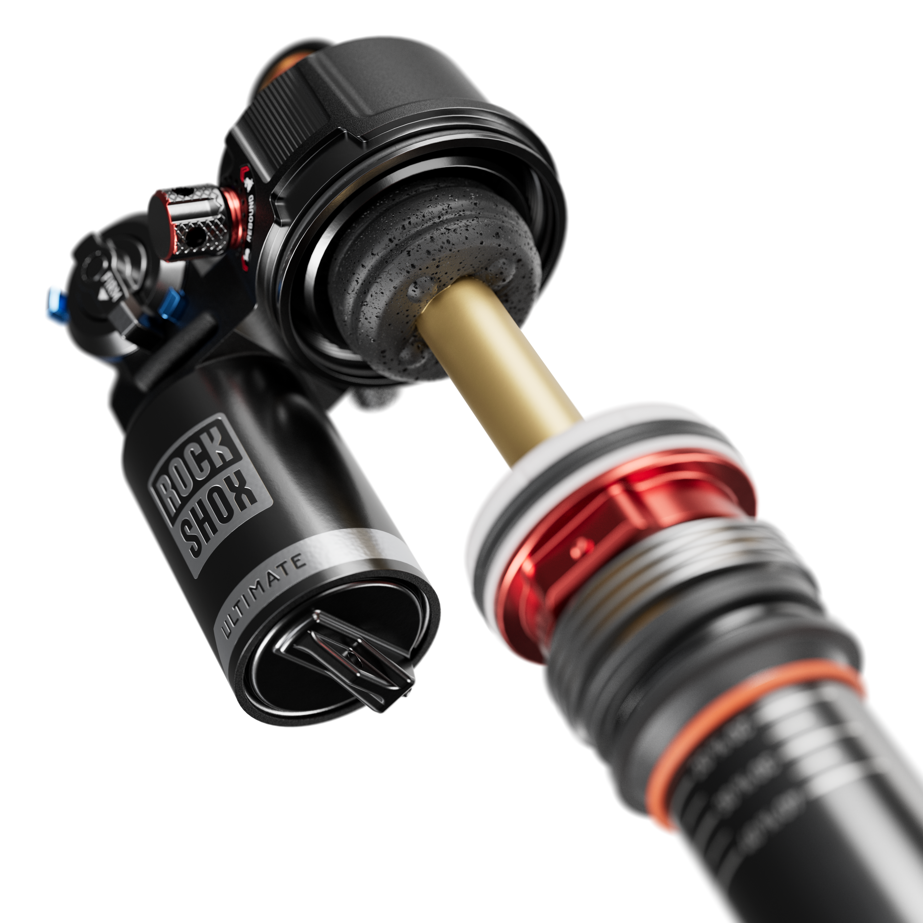REAR SHOCK SUPER DELUXE ULTIMATE RC2T 230X60 AIR STANDAR STANDAR(8X30) D1 SANTACRUZBRONSON4/ROUBION4 2022 2024 - miniatura 3