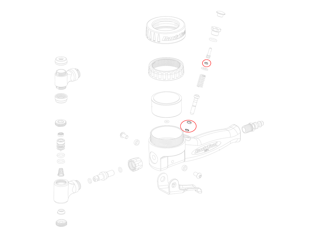 RECAMBIO: KIT DE SELLOS DEL GATILLO PARA INF-2 - Imagen 1
