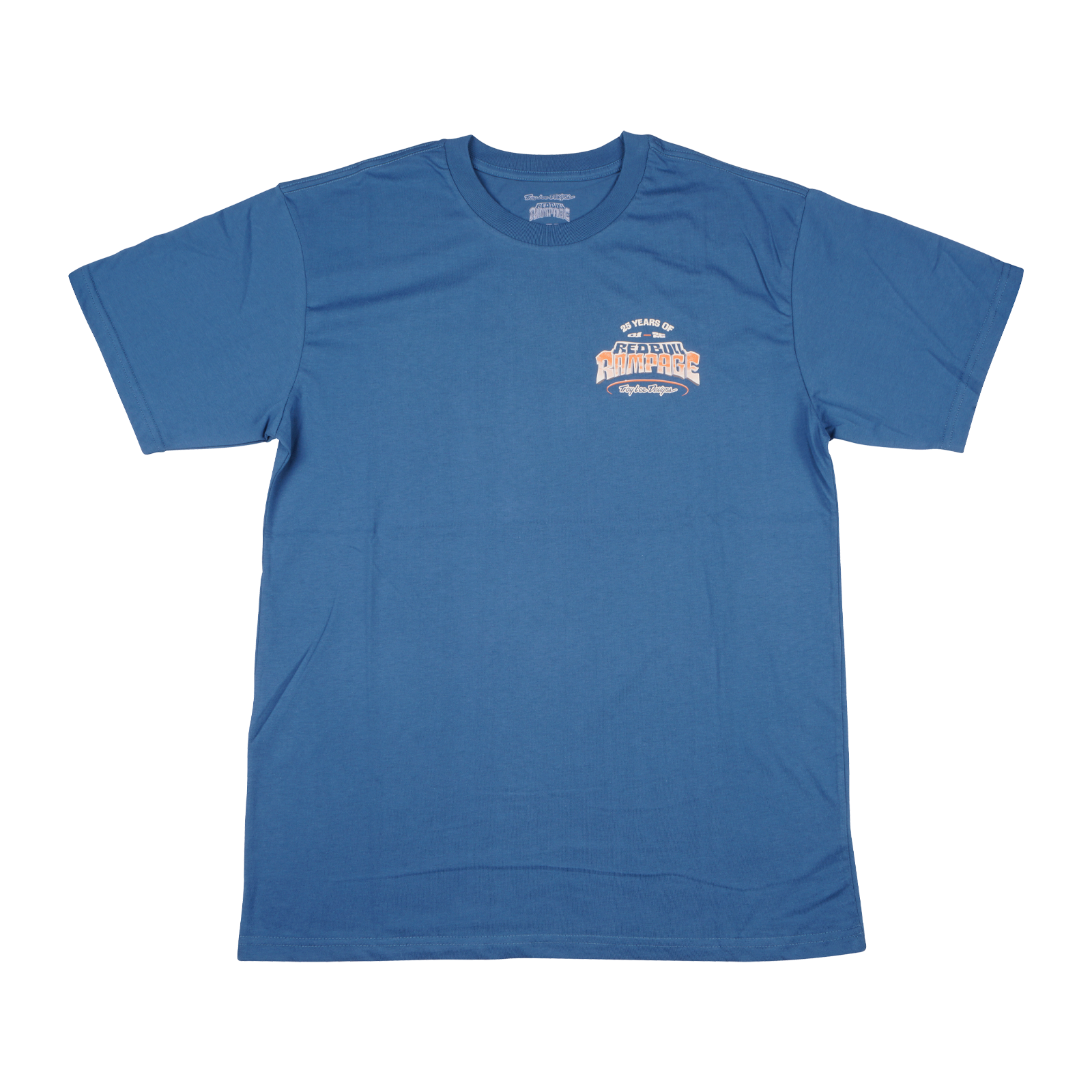 "TLD x RED BULL RAMPAGE CANYON GAP SHORT SLEEVE TEE; BLUE SMOKE LG" - Imagen 1