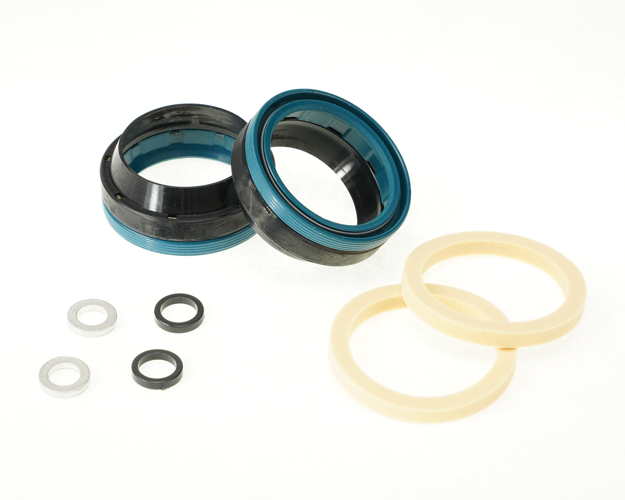 KIT RETENES HORQUILLA ROCK SHOX 32MM HYGLIDE - FKH-7010 - Fork Seal - Imagen 1