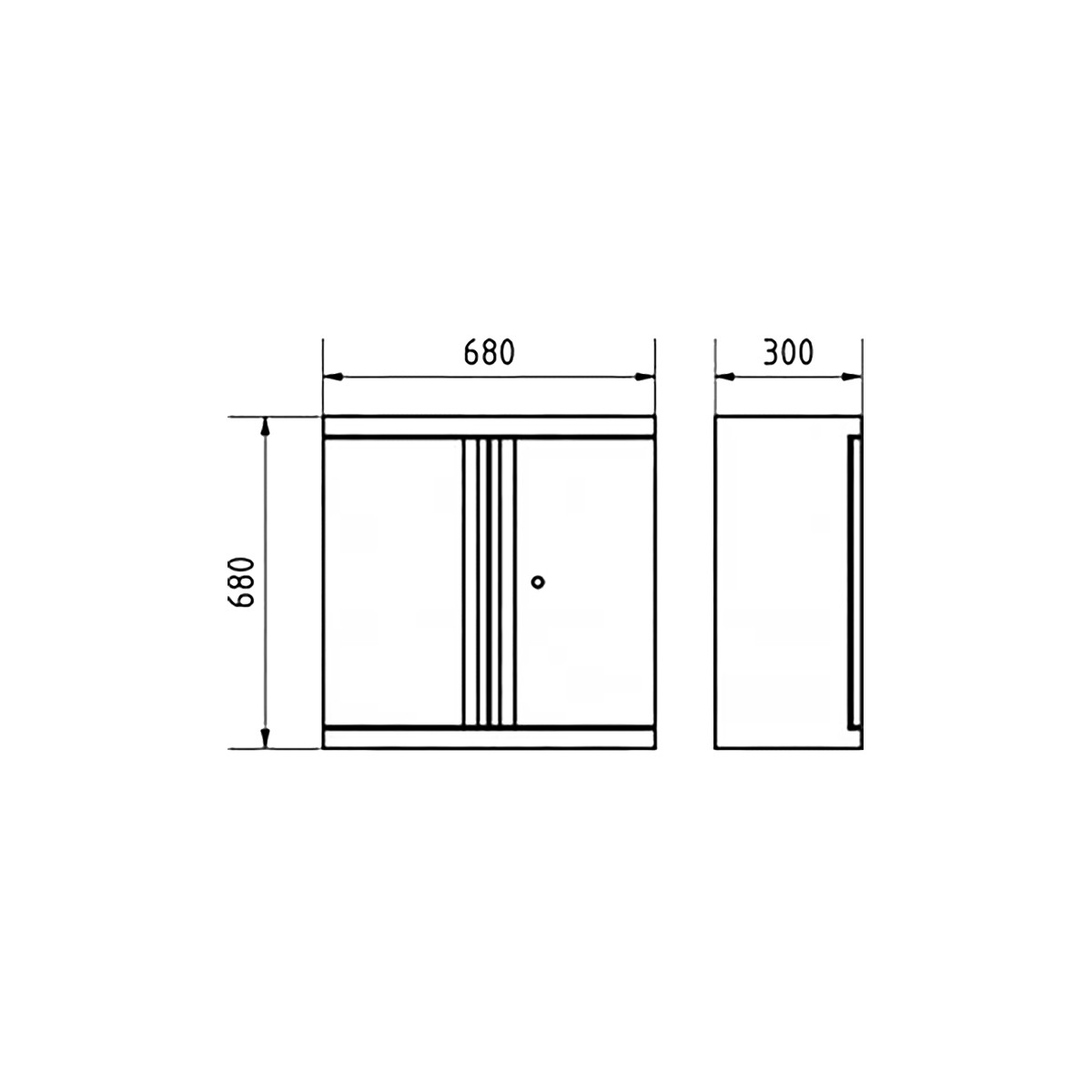 MUEBLES PARK TOOL ARMARIO ALTO - 2 PUERTAS - miniatura 3