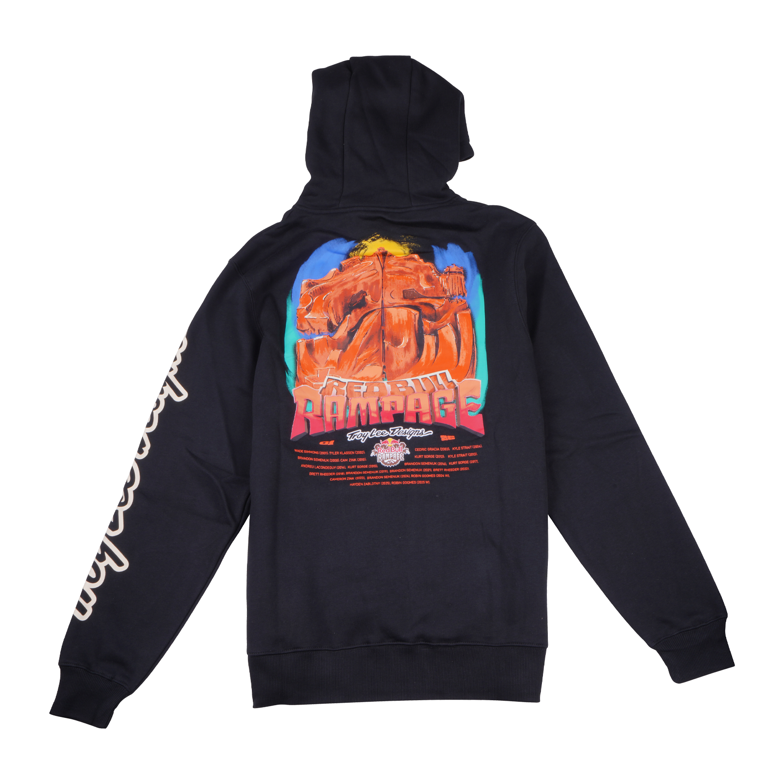 "TLD x RED BULL RAMPAGE DREAMLAND PULLOVER HOODIE; BLACK 2X" - miniatura 3