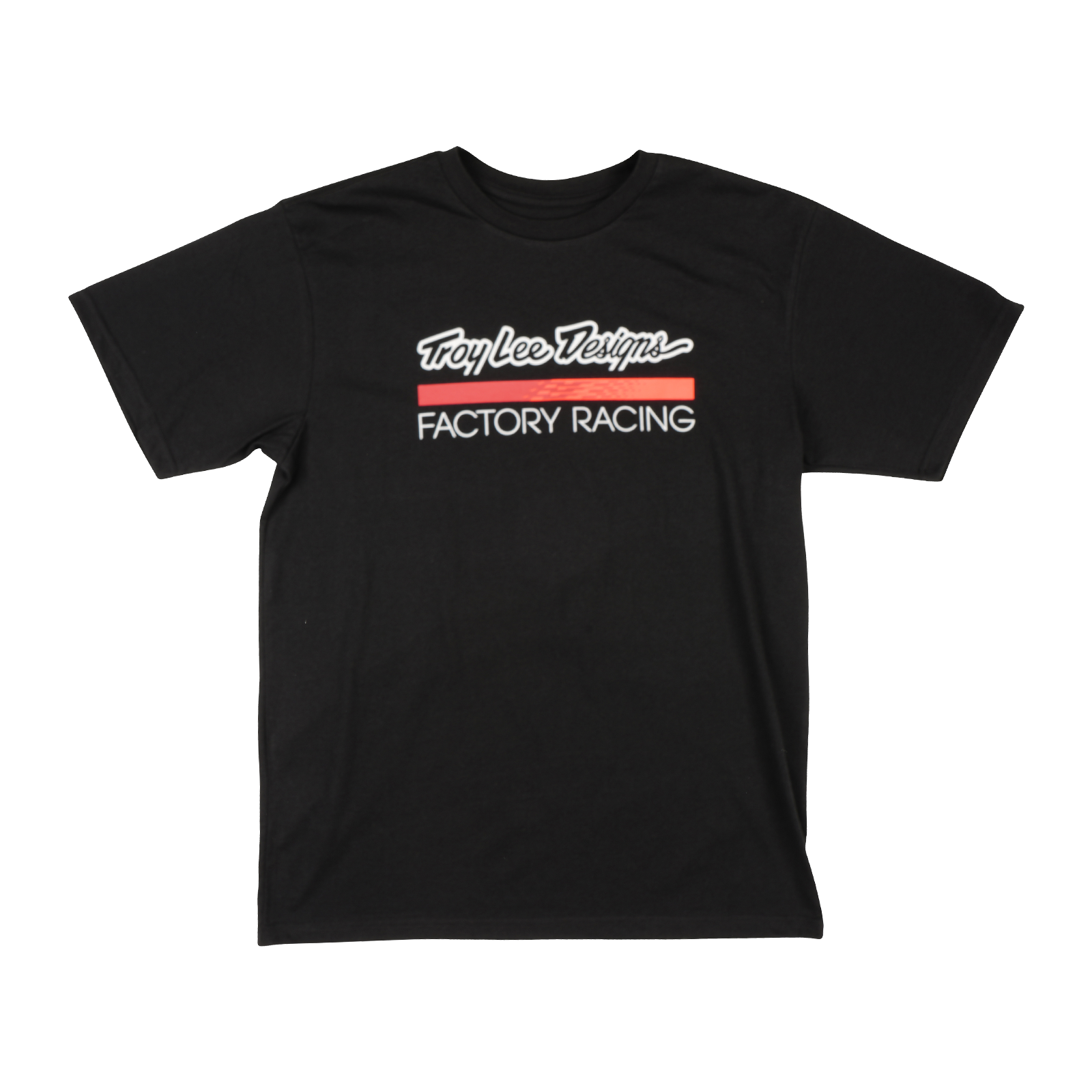 TROY LEE DESIGNS FACTORY RACING SHORT SLEEVE TEE BLACK / RED M - Imagen 1