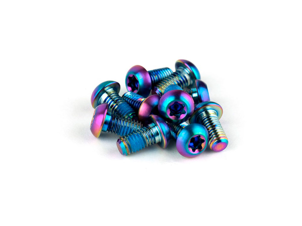 SRM KIT TORNILLOS TITANIO DISCO RAINBOW (12 UDS) - Imagen 1