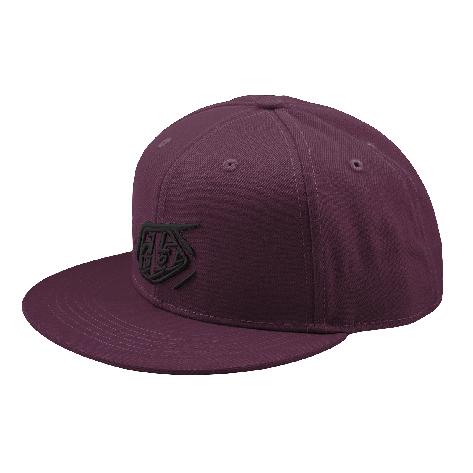 BADGE FLAT BILL SNAPBACK SANGRIA OSFA - Imagen 1