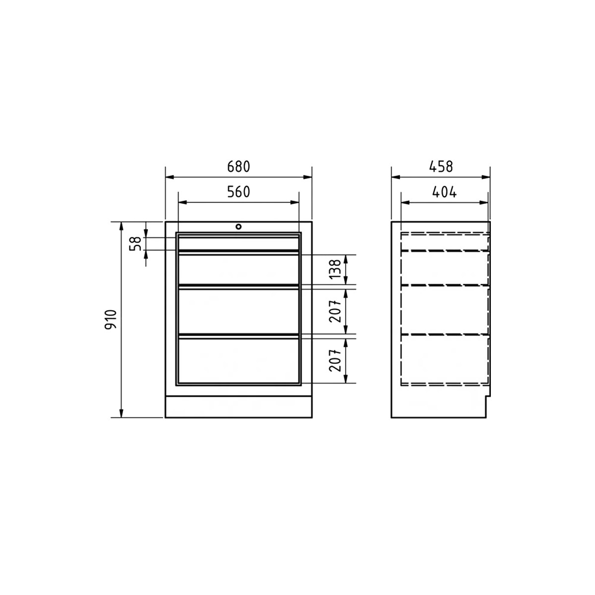 MUEBLES PARK TOOL CAJONERA - 4 CAJONES - miniatura 3