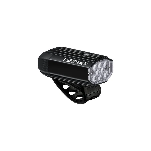 LEZYNE MICRO DRIVE 800+ FRONT SATIN BLACK - Imagen 1