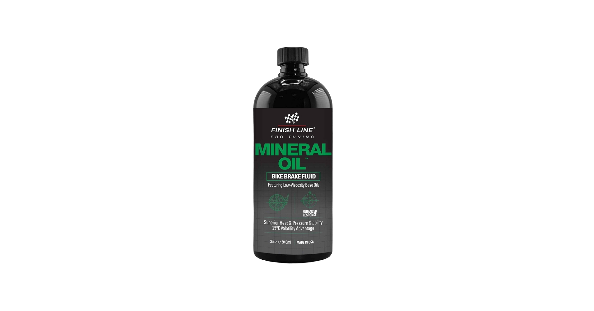 Finish Line - Líquido de Frenos - Aceite Mineral - 16oz/475ml - Botella - Imagen 1