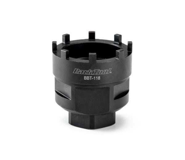 LLAVE PARA CAZOLETAS/LOCKRING ACERO 4140 - 8 MUESCAS Ø42.7MM (SHIMANO OCTALINK, ISIS, BOSCH GEN3/4/5) - miniatura 3