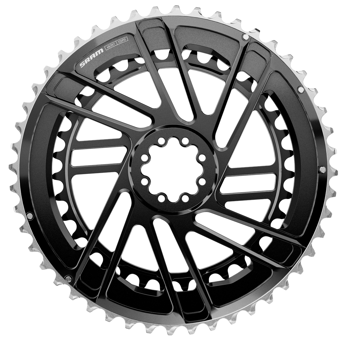SRM KIT PLATOS ROAD FORCE AXS 2X12 50/37T DM BLACK E1 (SIN TORNS)