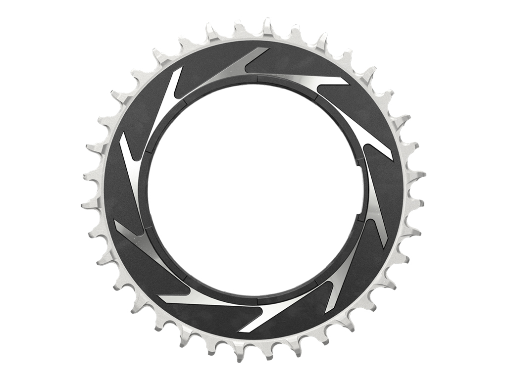SRM PLATO XXSL EAGLE T-TYPE OFF 3MM 12V 36D ROSCA POWERMETER BLACK/SILVER D1