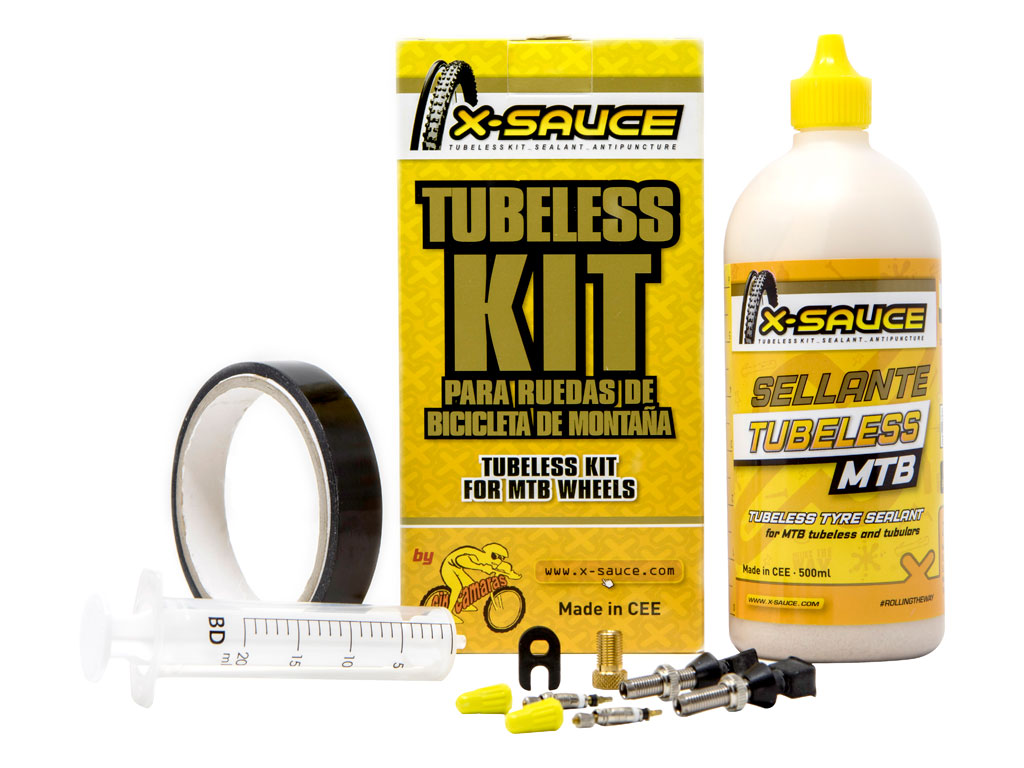 X-SAUCE KIT TUBELESS MTB V. FINA - CINTA NEGRA 20mm. - Imagen 1